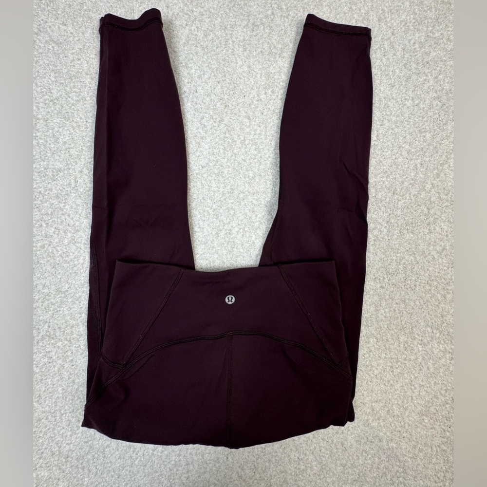 Lululemon Dark Burgundy Leggings